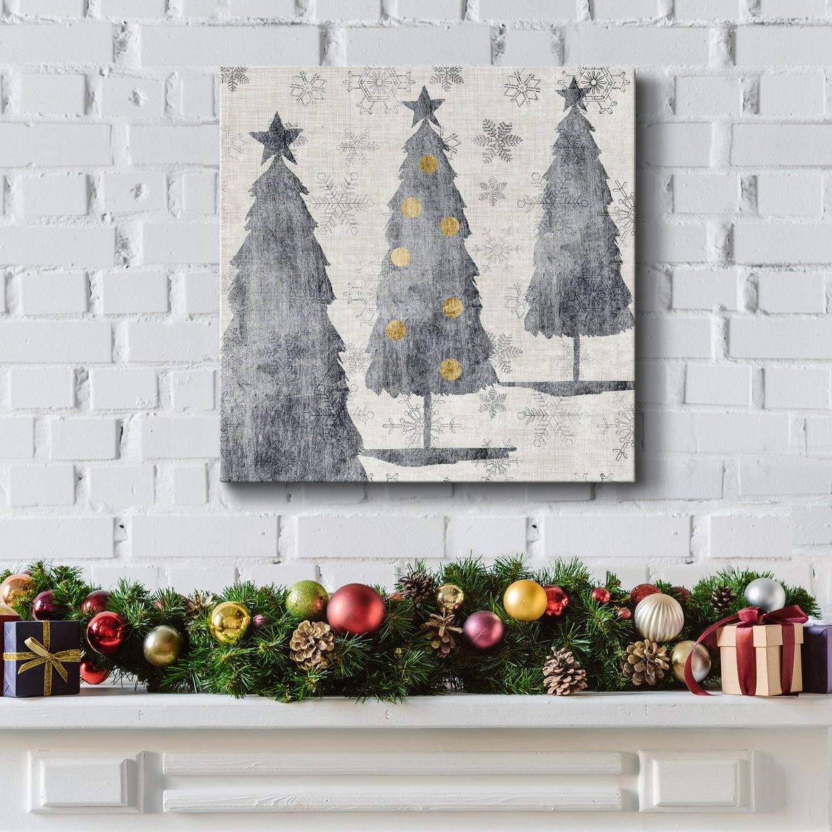Sophisticated Christmas Collection G-Premium Gallery Wrapped Canvas - Ready to Hang