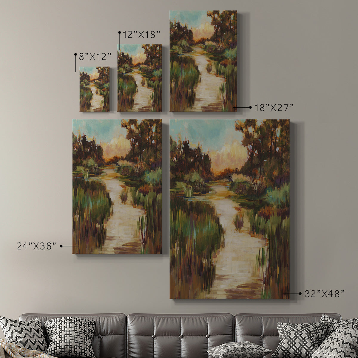 Well Worn Path Premium Gallery Wrapped Canvas - Ready to Hang