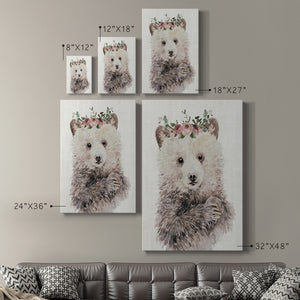Dressy Cub Premium Gallery Wrapped Canvas - Ready to Hang