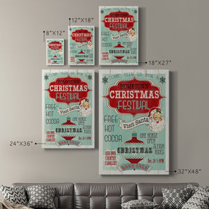 Bright Christmas Festival Premium Gallery Wrapped Canvas - Ready to Hang