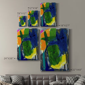 Brights Strokes I Premium Gallery Wrapped Canvas - Ready to Hang