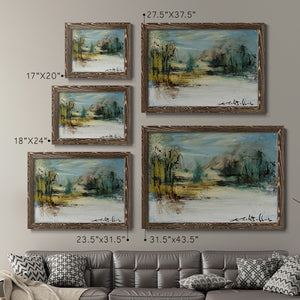 Wintery Horizon II-Premium Framed Canvas - Ready to Hang