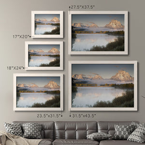 Snake River Fog-Premium Framed Canvas - Ready to Hang