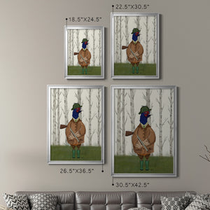 Pheasant Shooting Party 3 Premium Framed Print - Ready to Hang