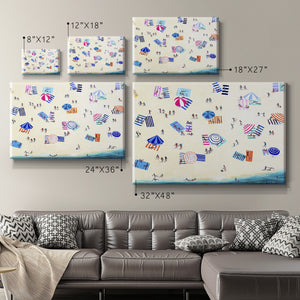 Colorful Beach Premium Gallery Wrapped Canvas - Ready to Hang