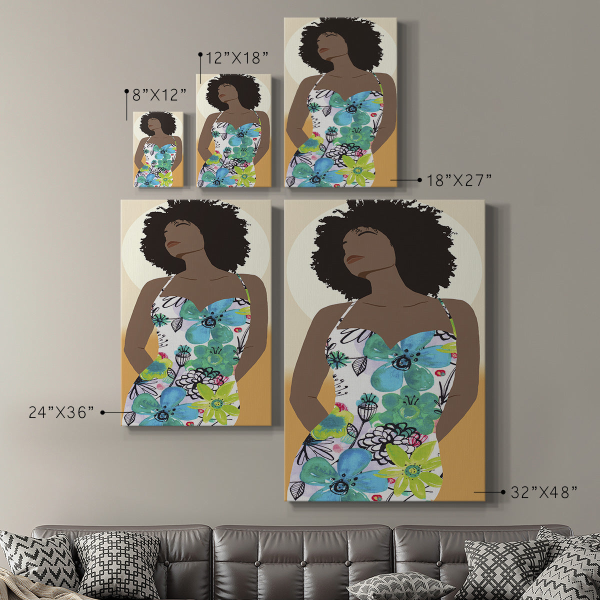 You Go Woman I Premium Gallery Wrapped Canvas - Ready to Hang