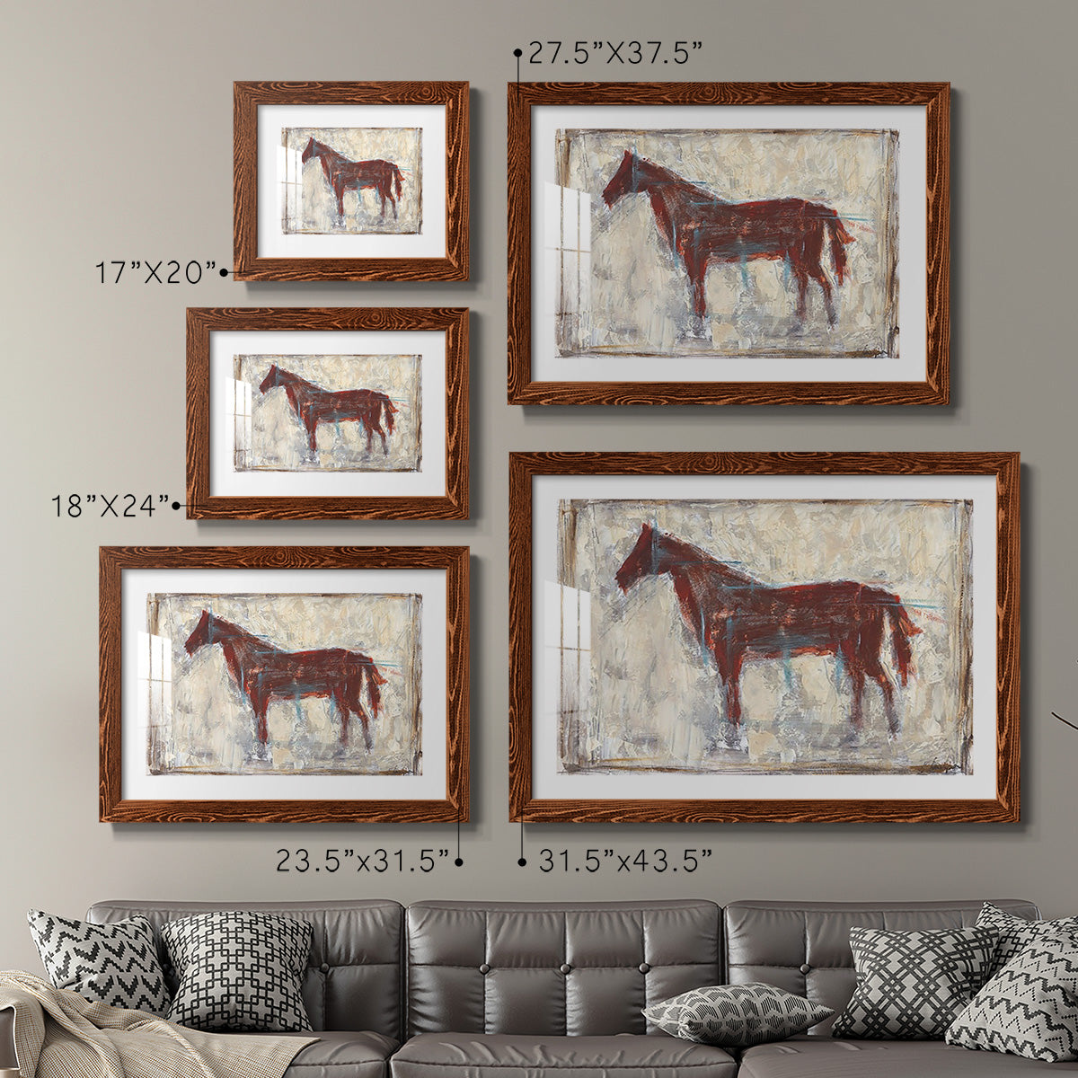 Iron Equine I-Premium Framed Print - Ready to Hang