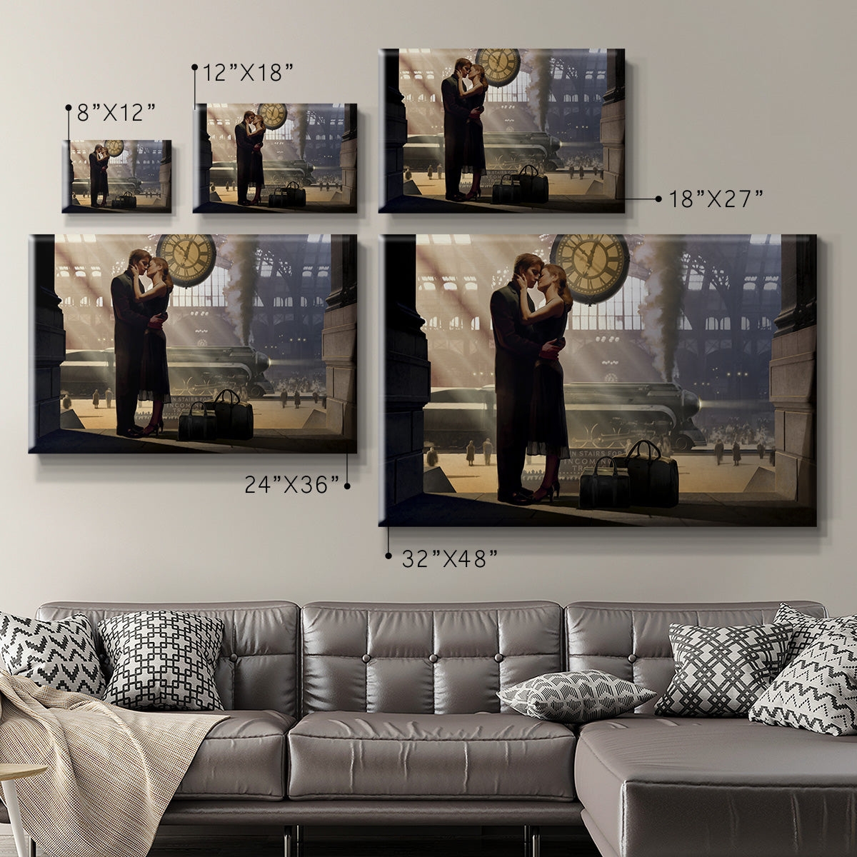 Au Revoir Premium Gallery Wrapped Canvas - Ready to Hang