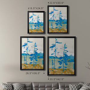 Cerulean Spruce I Premium Framed Print - Ready to Hang