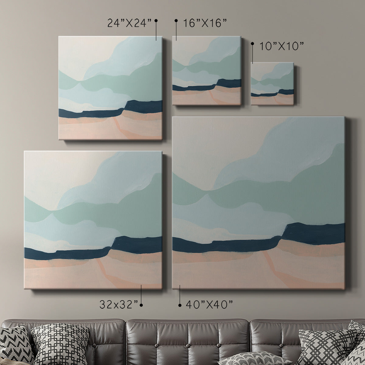 Simplescape IV-Premium Gallery Wrapped Canvas - Ready to Hang