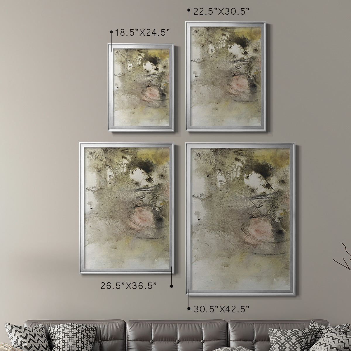 Soft Inspiration I Premium Framed Print - Ready to Hang