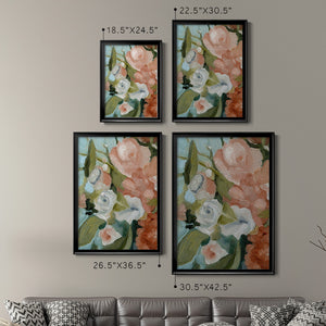 Bouquet Scatter II Premium Framed Print - Ready to Hang