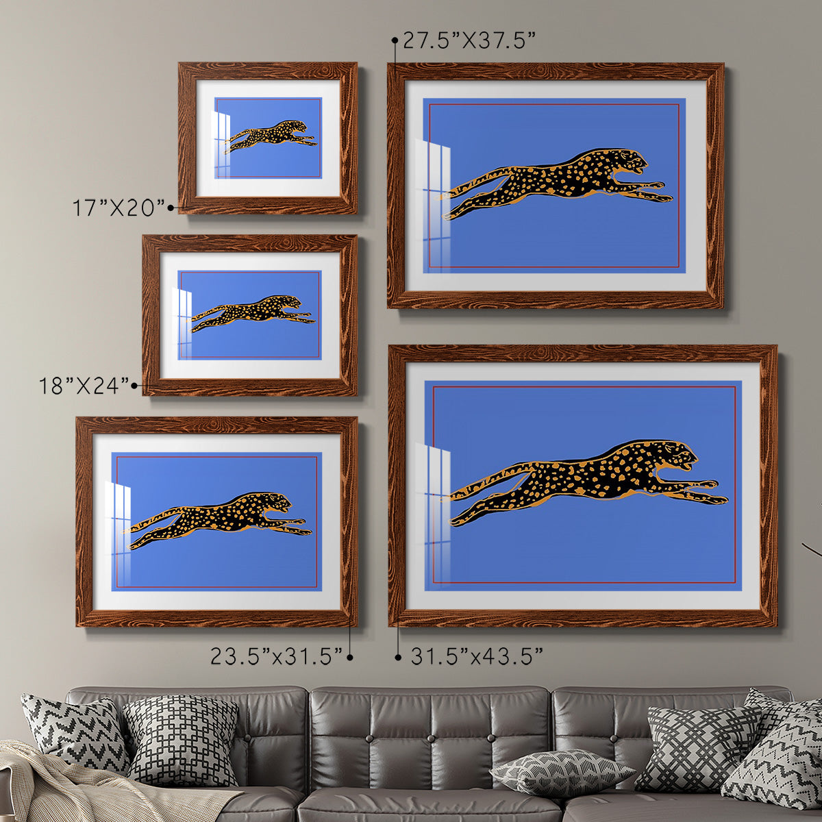 The Wild Leopard II-Premium Framed Print - Ready to Hang