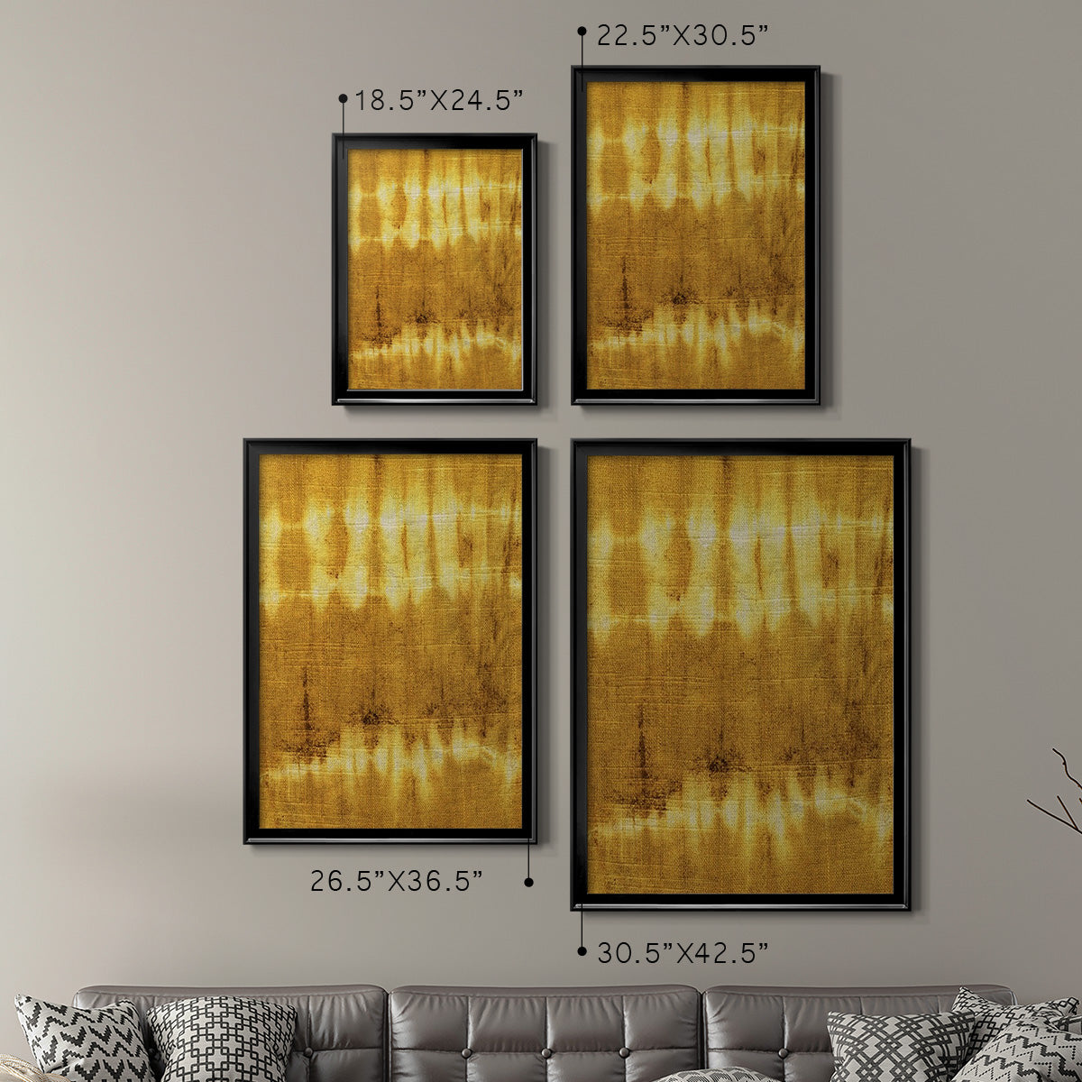 Turmeric Sunrise IV Premium Framed Print - Ready to Hang