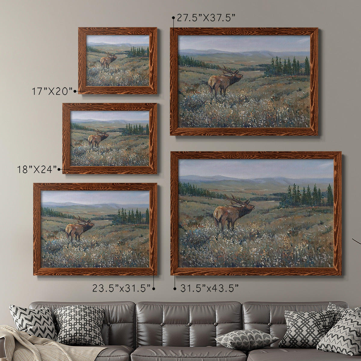 Western Wildlife I-Premium Framed Canvas - Ready to Hang