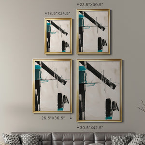 Geometry Notes III Premium Framed Print - Ready to Hang