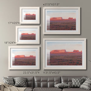 Red Rocks at Dusk I-Premium Framed Print - Ready to Hang