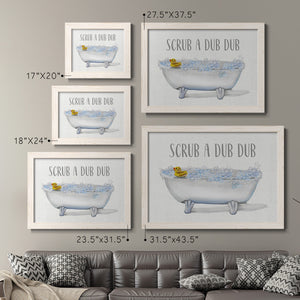 Scrub A Dub-Premium Framed Canvas - Ready to Hang