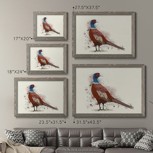 Pheasant Splash 5-Premium Framed Canvas - Ready to Hang