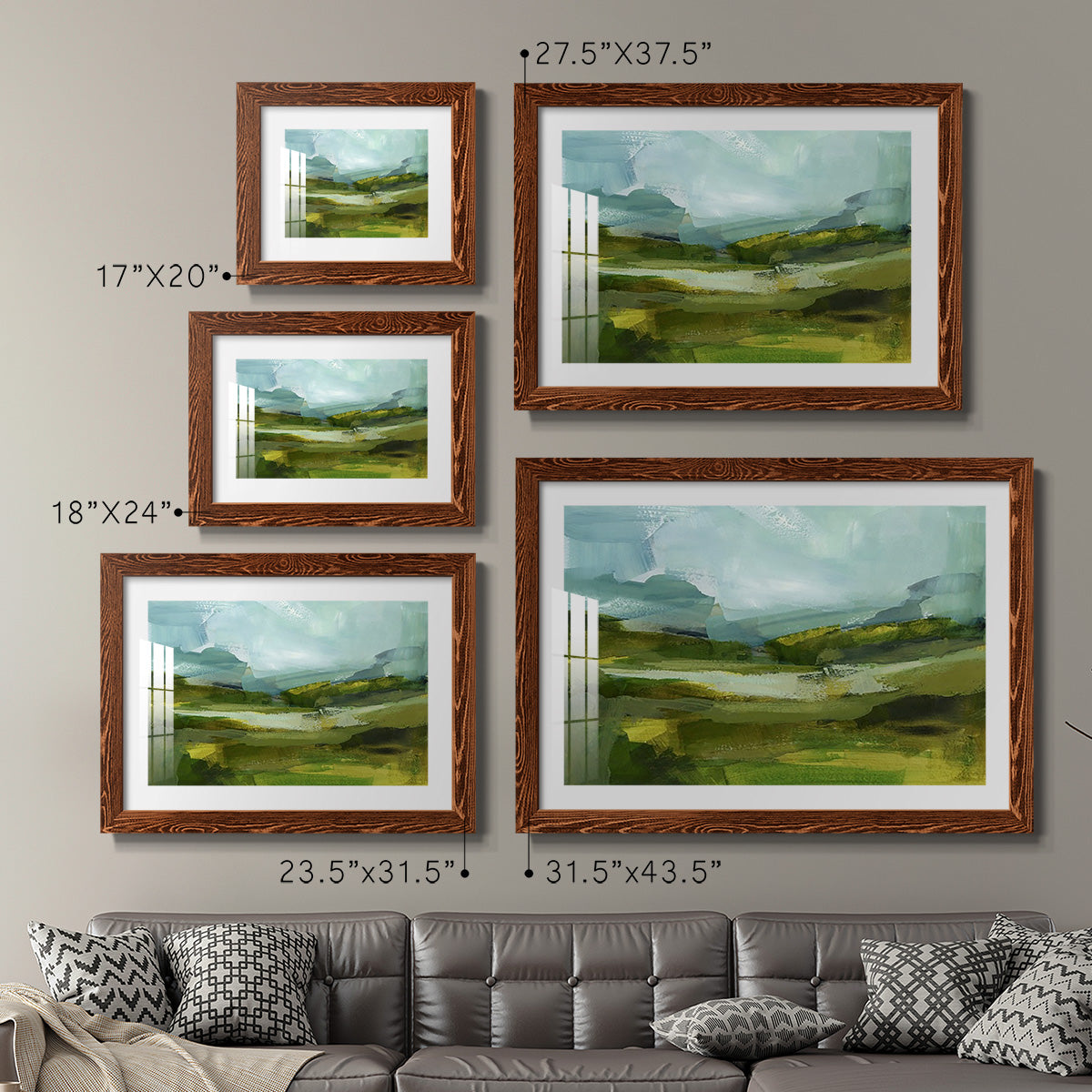 Emerald View III-Premium Framed Print - Ready to Hang