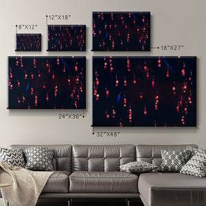 Crimson Constellation Premium Gallery Wrapped Canvas - Ready to Hang