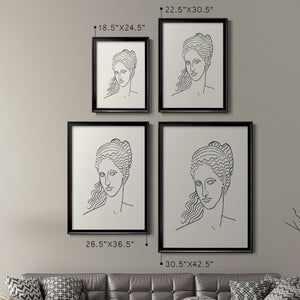 Greek Busts II Premium Framed Print - Ready to Hang