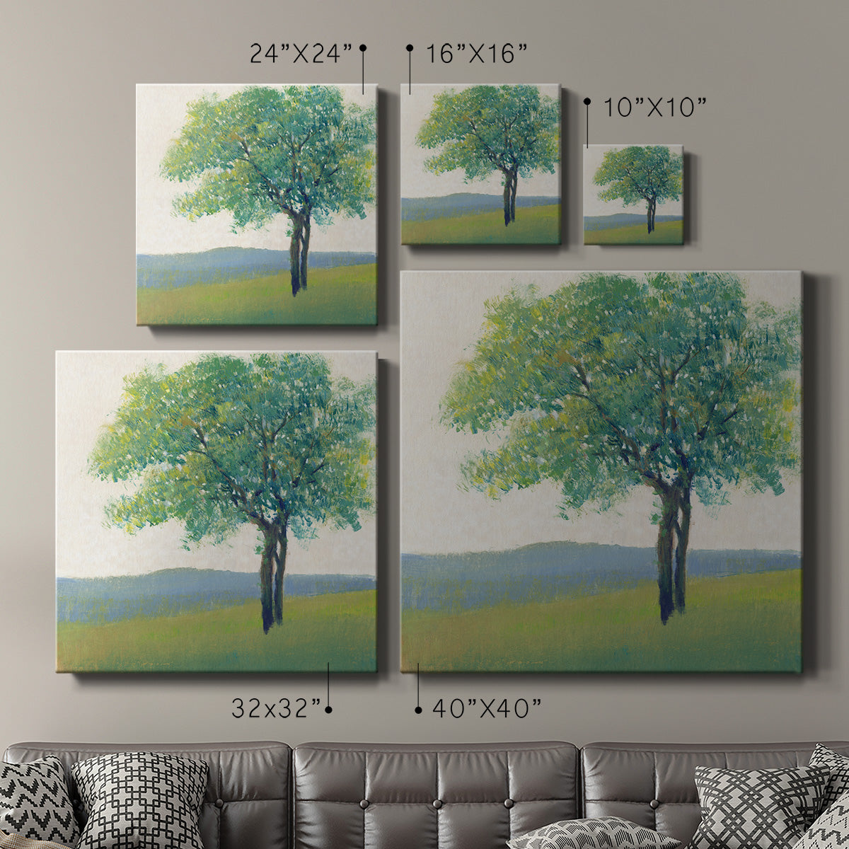 Solitary Tree II-Premium Gallery Wrapped Canvas - Ready to Hang