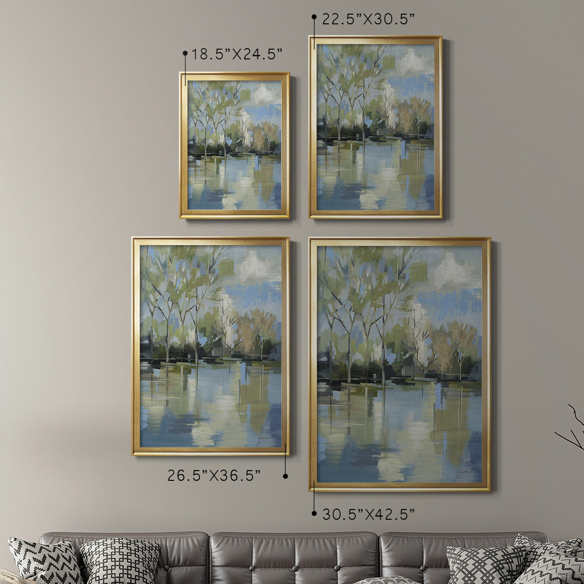 Enchanted Forest II Premium Framed Print - Ready to Hang