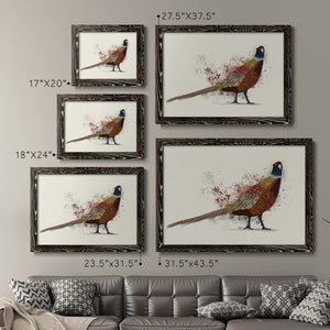 Pheasant Splash 2-Premium Framed Canvas - Ready to Hang