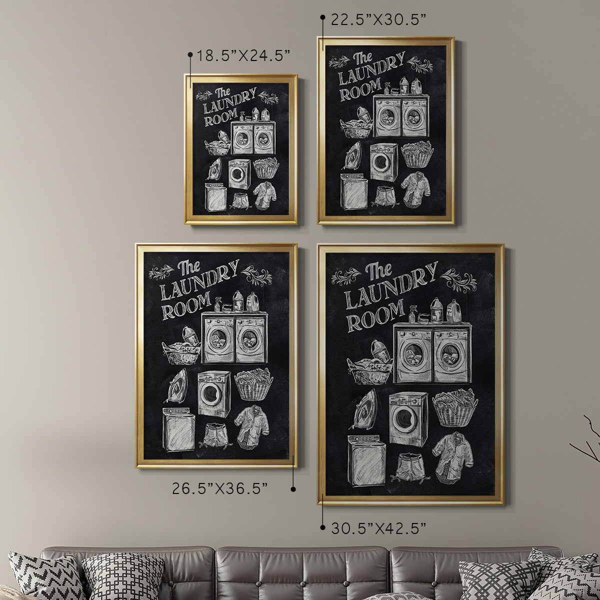 Laundry Room Premium Framed Print - Ready to Hang