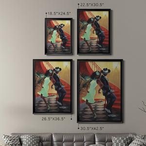 Night Out IV Premium Framed Print - Ready to Hang
