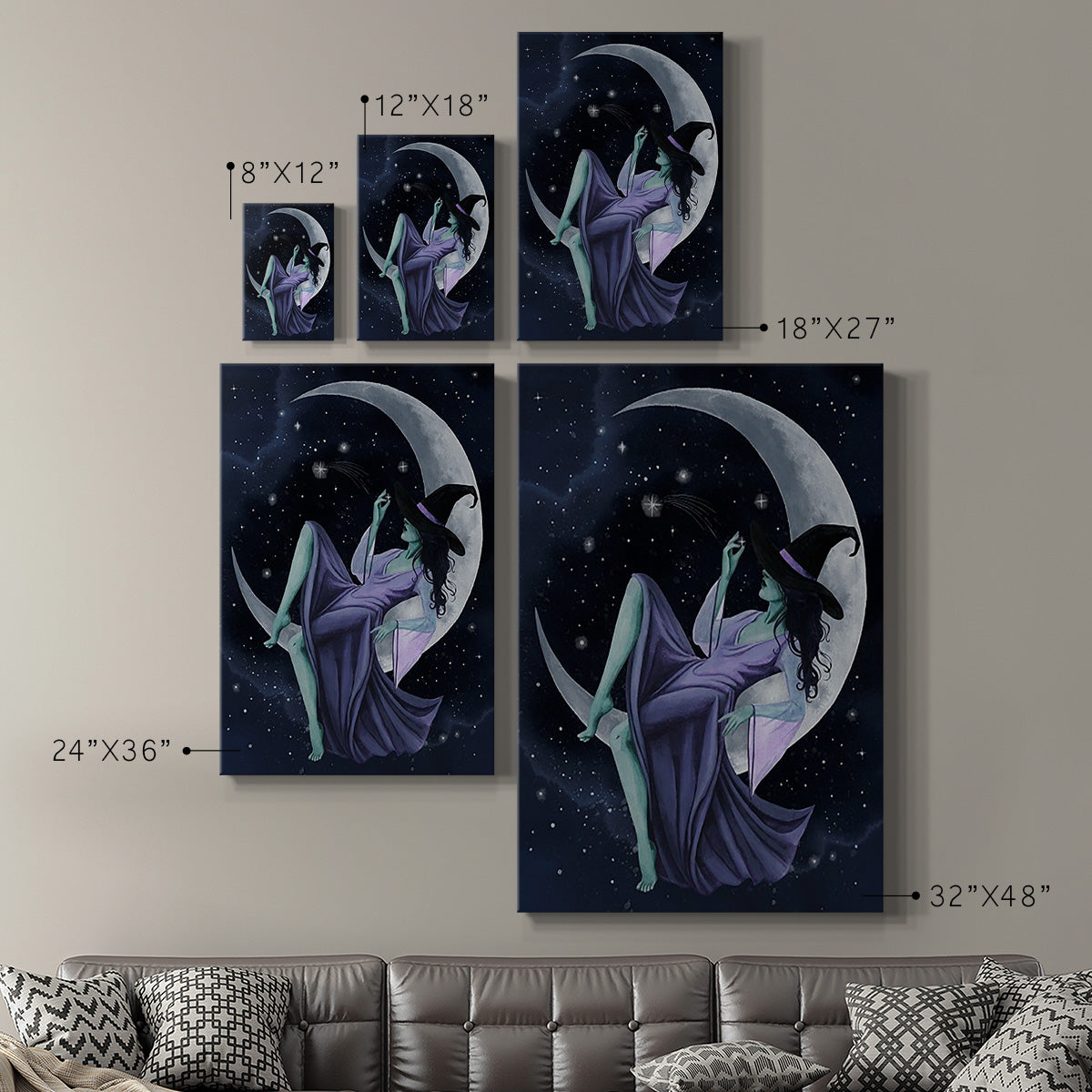 Star Sorceress I Premium Gallery Wrapped Canvas - Ready to Hang