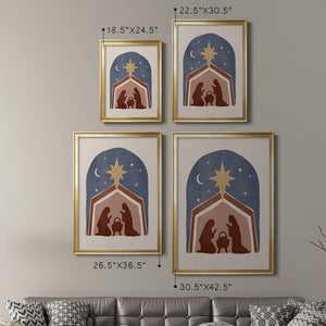 Boho Nativity I Premium Framed Print - Ready to Hang