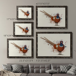 Pheasant Splash 7-Premium Framed Canvas - Ready to Hang