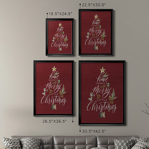 Merry Little Christmas Premium Framed Print - Ready to Hang