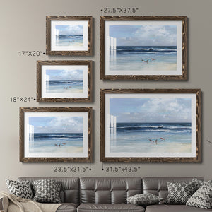 Beach Trio-Premium Framed Print - Ready to Hang