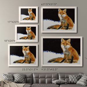 Fox-Premium Framed Canvas - Ready to Hang