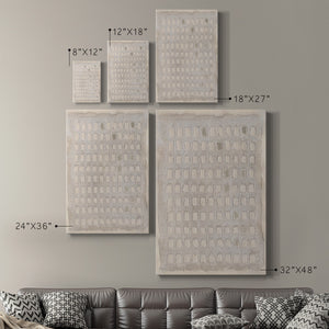 Pearl Punch Card II Premium Gallery Wrapped Canvas - Ready to Hang