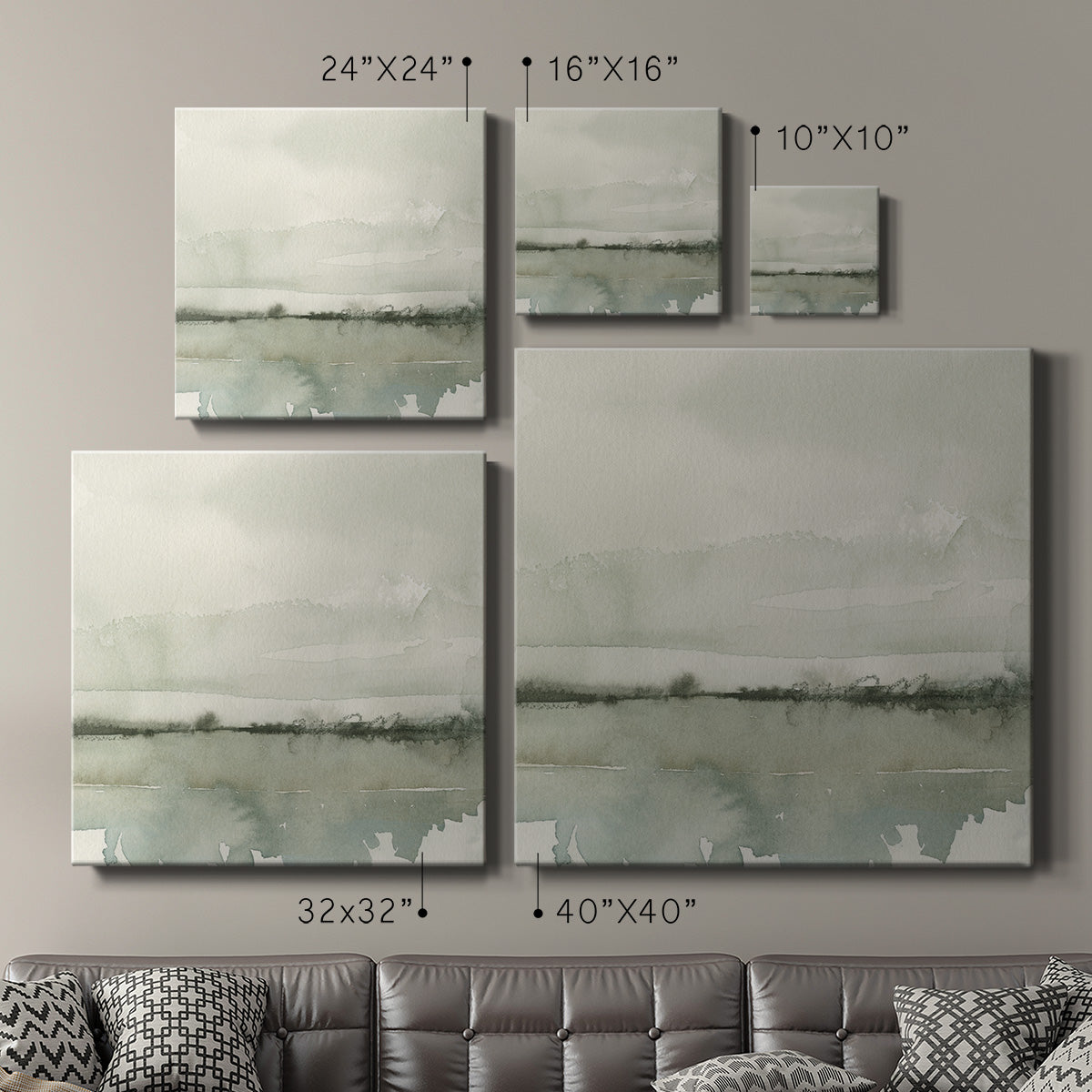 Winter Reflections II-Premium Gallery Wrapped Canvas - Ready to Hang