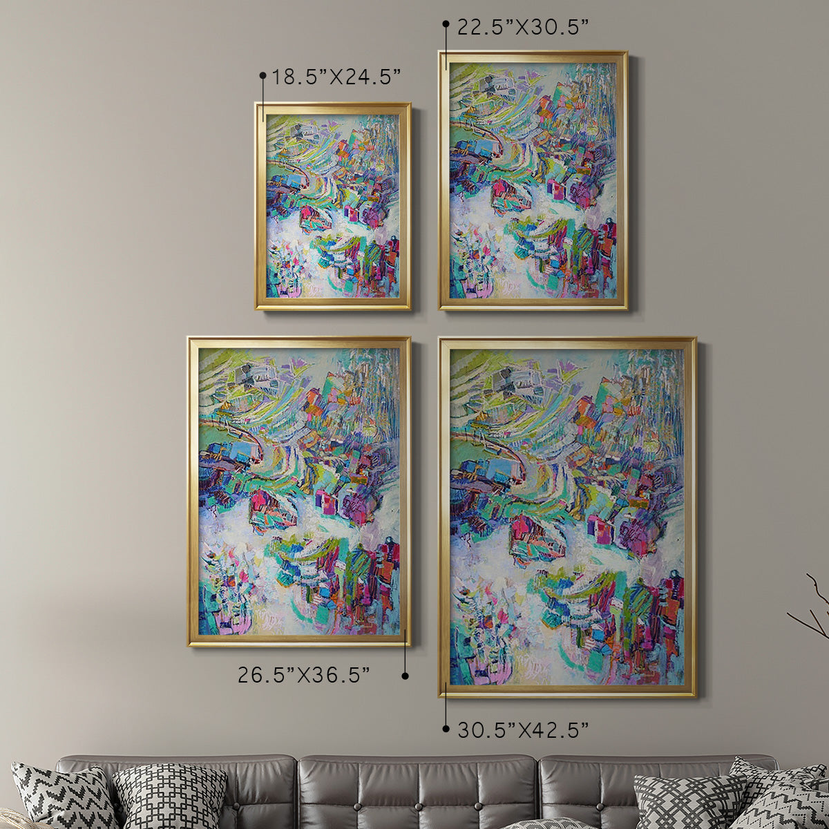 Gathering up the Goddess II Premium Framed Print - Ready to Hang