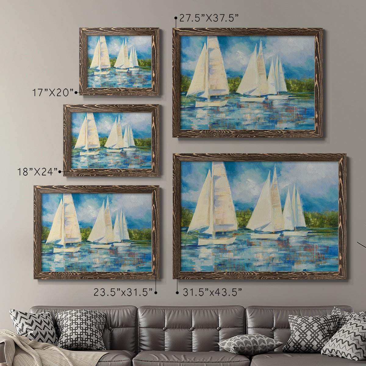 Clear Sailing-Premium Framed Canvas - Ready to Hang
