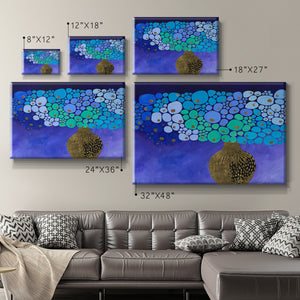 Blue Poppies II Premium Gallery Wrapped Canvas - Ready to Hang