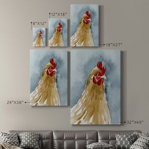 Chicken Portrait II Premium Gallery Wrapped Canvas - Ready to Hang