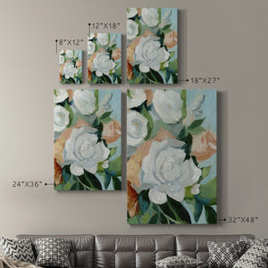 Bouquet Scatter I Premium Gallery Wrapped Canvas - Ready to Hang