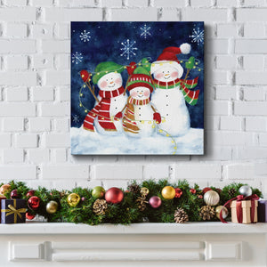 Festive Lights II-Premium Gallery Wrapped Canvas - Ready to Hang