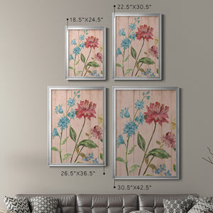 Wildflower Flutter I Premium Framed Print - Ready to Hang