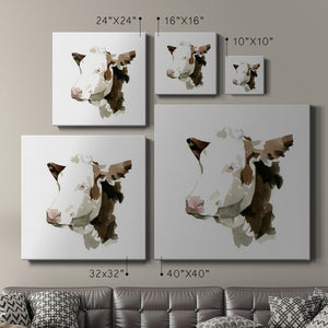 Watercolor Bovine II-Premium Gallery Wrapped Canvas - Ready to Hang