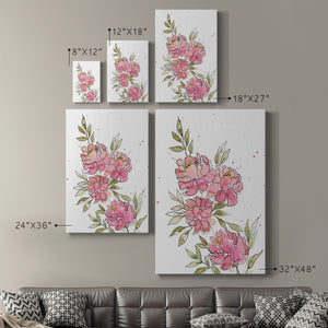 Watercolor Blooms I Premium Gallery Wrapped Canvas - Ready to Hang