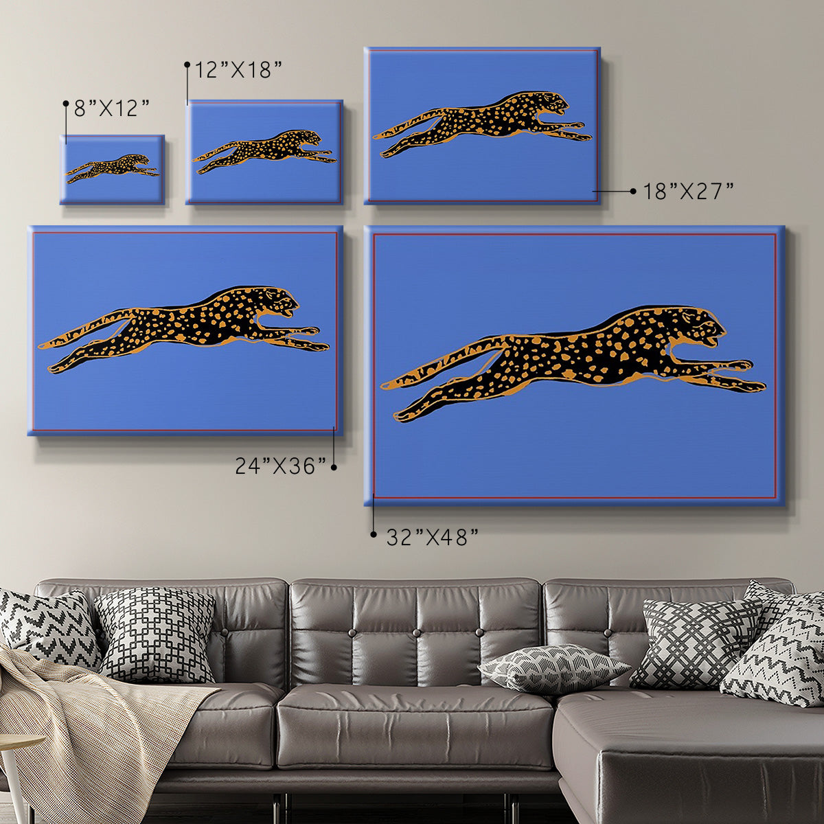 The Wild Leopard II Premium Gallery Wrapped Canvas - Ready to Hang