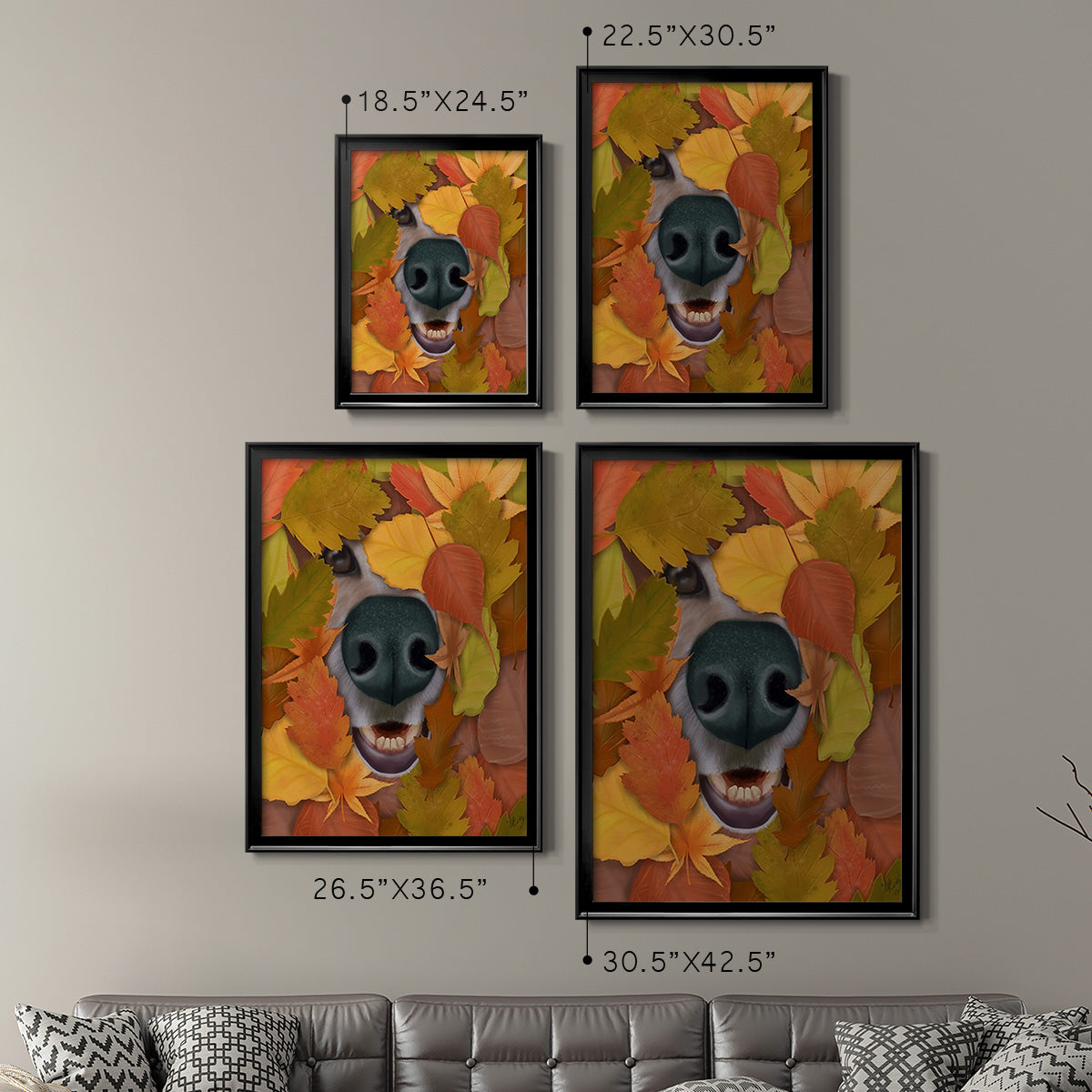 Sniffing Out Autumn Premium Framed Print - Ready to Hang